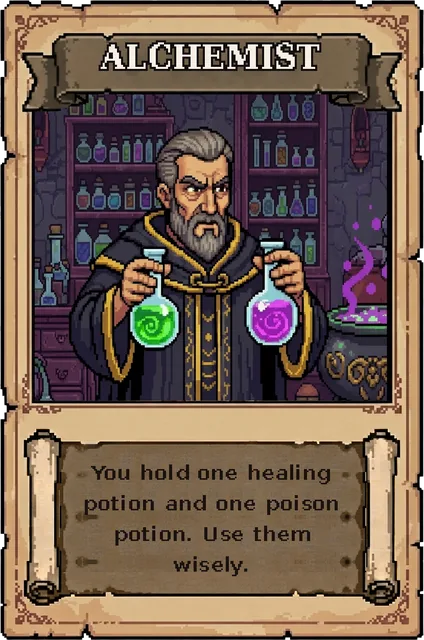 Spielkarte: Alchimist